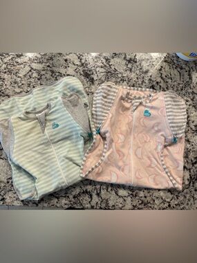 TWO love to dream swaddle sleep sack- size medium